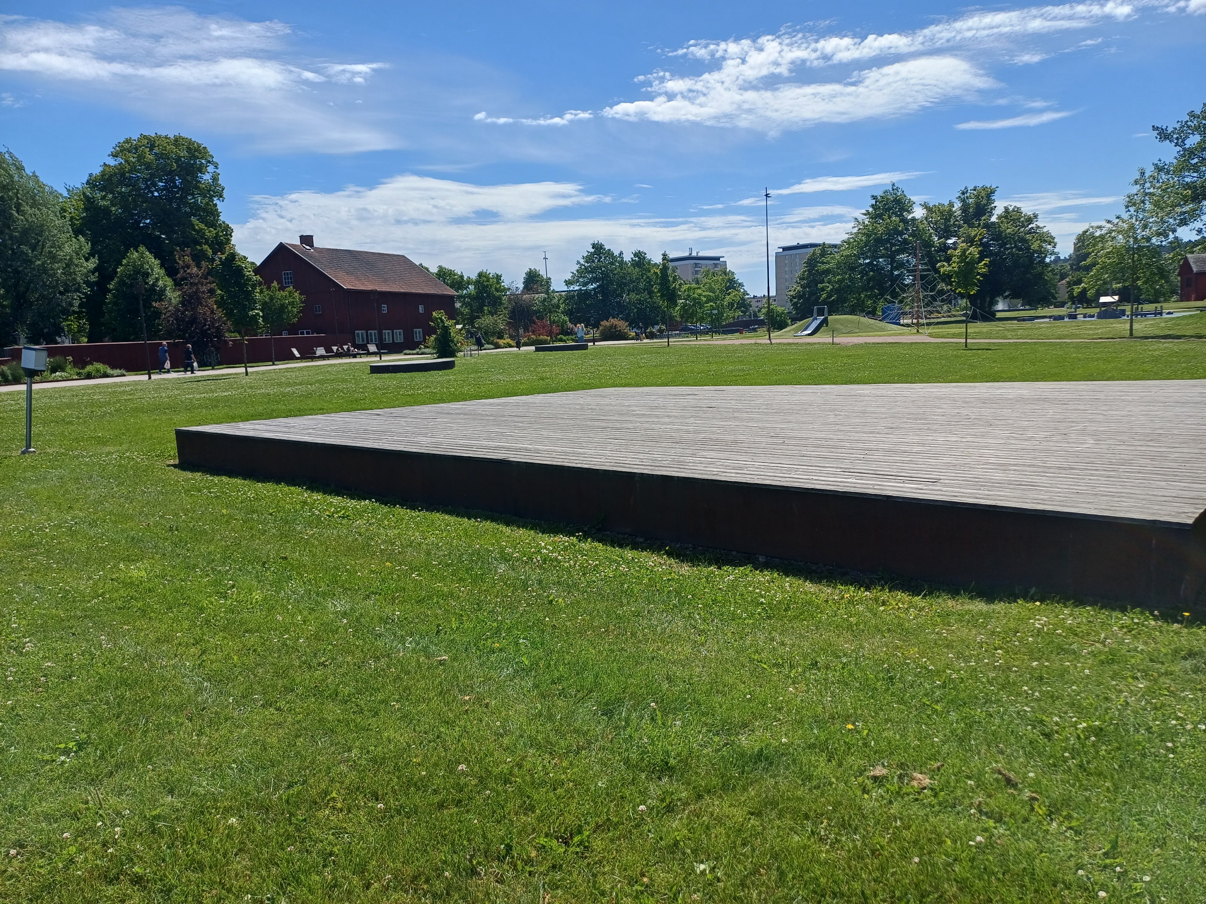 Scen i Stadsparken