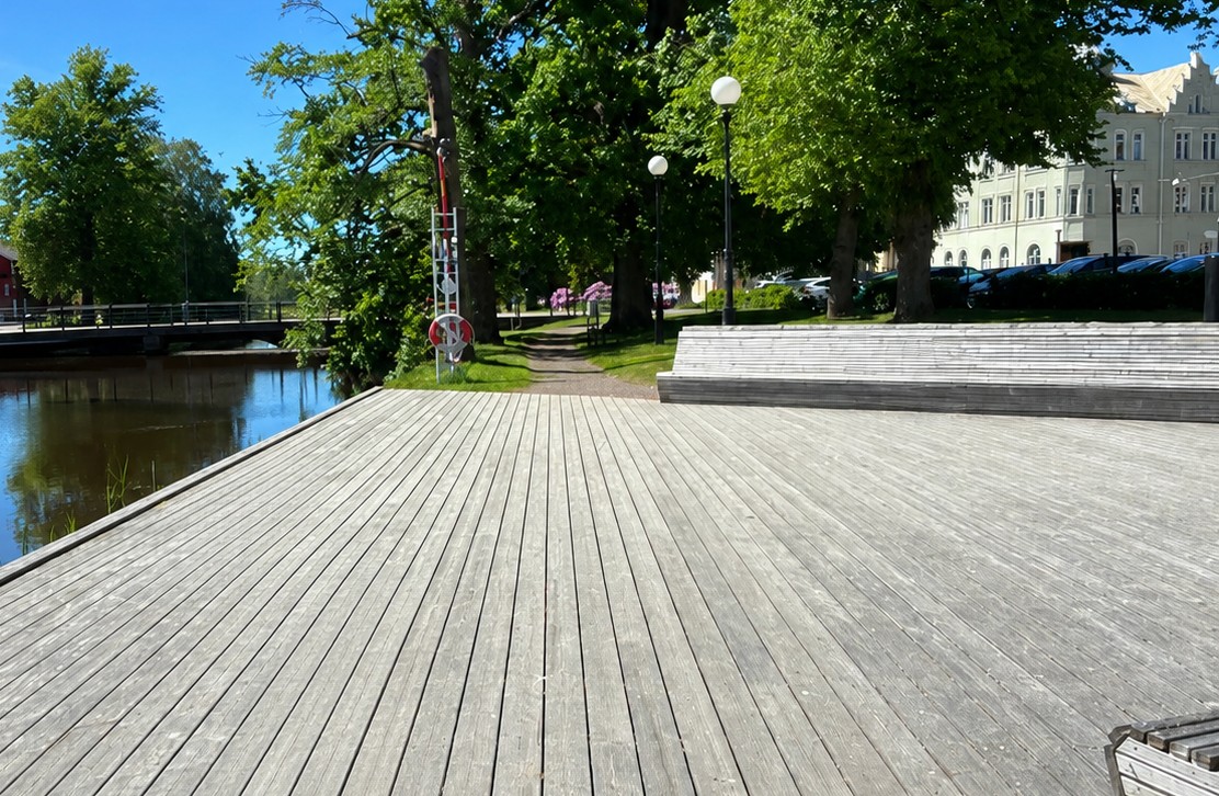 Scen vid Norra torget